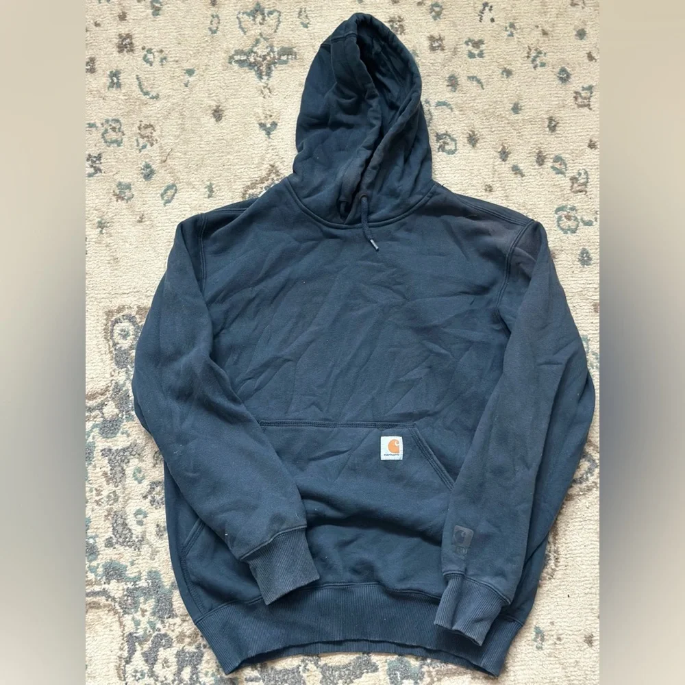 Carhartt Men's Black Hoodie - Picture 1 of 3